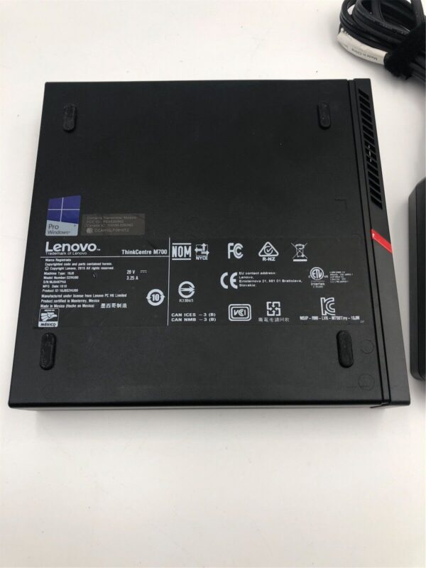 Lenovo Thinkcentre M700 Tiny I5-6500T 8GB Ram 500GB HDD (BAD USB on front) - Image 4