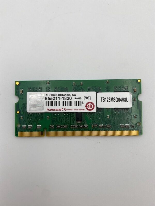 Transcend 1GB DDR2-800 Unbuffered SO-DIMM TS128MSQ64V8U-I TS128MSQ64V8U - Image 3