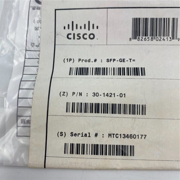 Cisco 1000BASE-T NEBS 3 ESD 30-1421-01 SFP-GE-T - Image 5