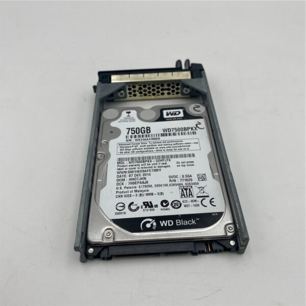 WD BLACK 750GB 7200RPM 16MB SATA 6.0Gb/s 2.5" HDD WD7500BPKX-22HPJT0 - Image 4