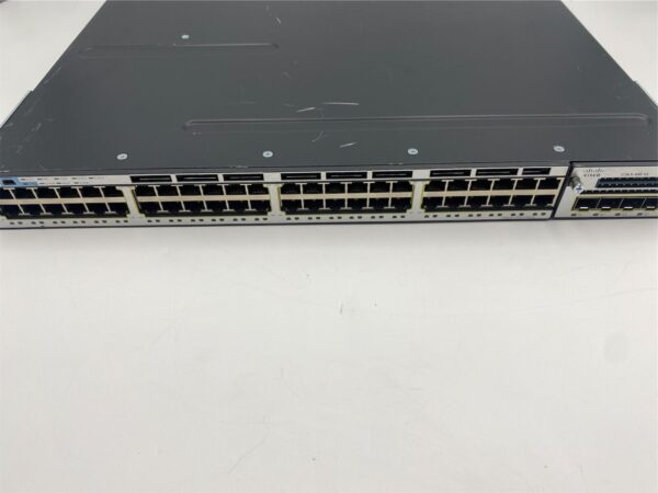CISCO CATALYST 3750X ETHERNET LAN SWITCH 48 PORTS "Scratch" with Ears Fans & 2PS - Image 2
