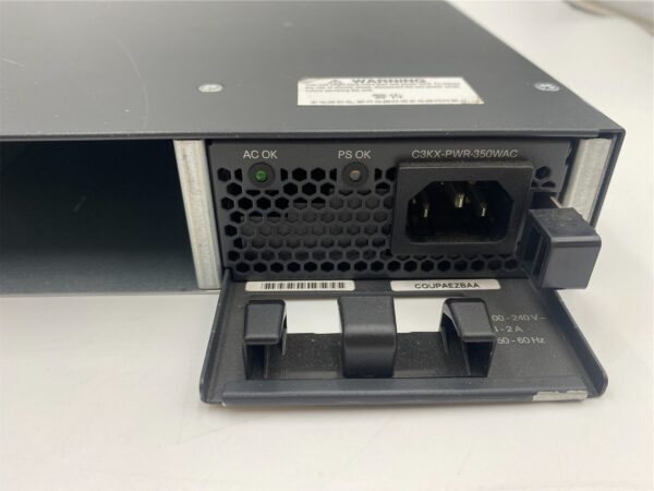 CISCO CATALYST 3750X ETHERNET LAN SWITCH 48 PORTS "Scratch" with Ears Fans & 2PS - Image 6