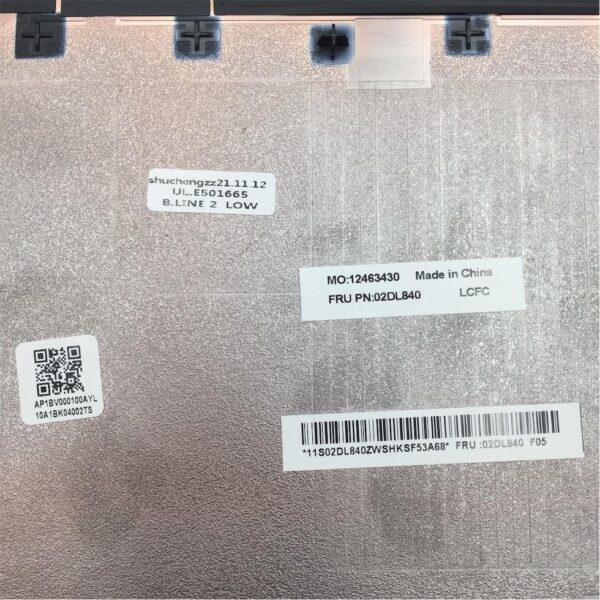 LENOVO D COVER SUB ASSY 02DL840 - Image 7