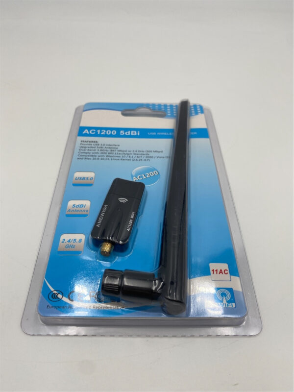 HAOLIYUN AC1200 5dBi USB WIRELESS ADAPTER NIP AC1200-5DBI X002BU3F91 X001MV8L0X - Image 3