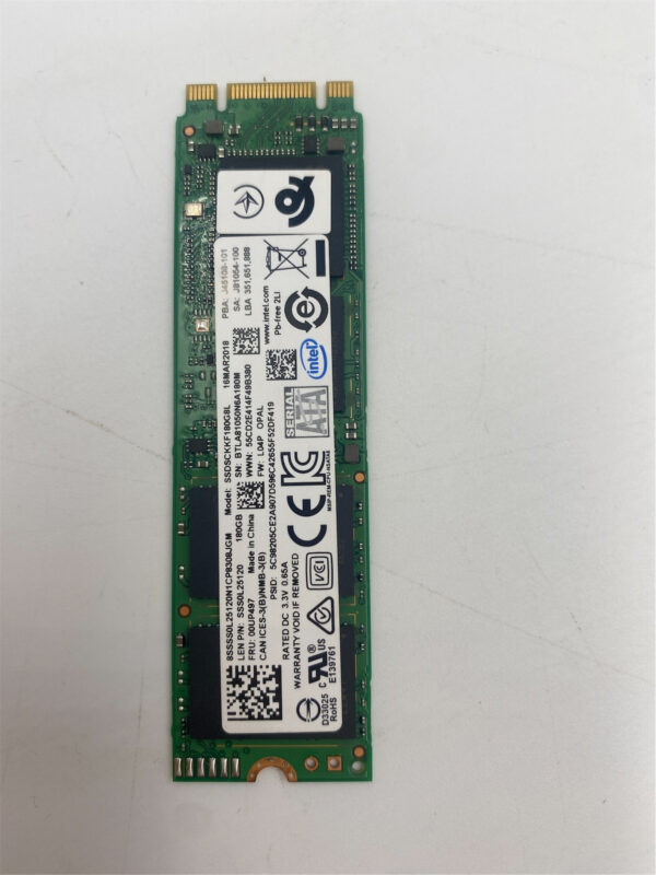 Lenovo 180GB M.2 2280 B+M SATA SSD 00UP497 - Image 2