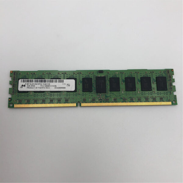 HP 2GB (1X2GB) 2RX8 PC3-10600R-9 DDR3-1333MHZ RDIMM 501533-001 500656-B21