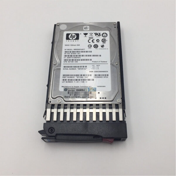 HP M6625 500GB 7.2K SAS 6G 2.5 HDD 583714-001 - Image 3