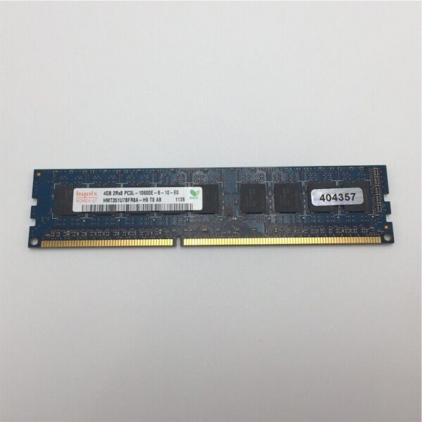Hynix 4GB 240P 2RX8 PC3L-10600E 1.35V ECC UDIMM HMT351U7BFR8A-H9