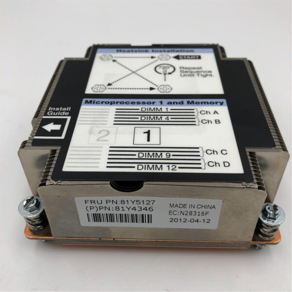 IBM FLEX X240 HEAT SINK 81Y5127 - Image 2
