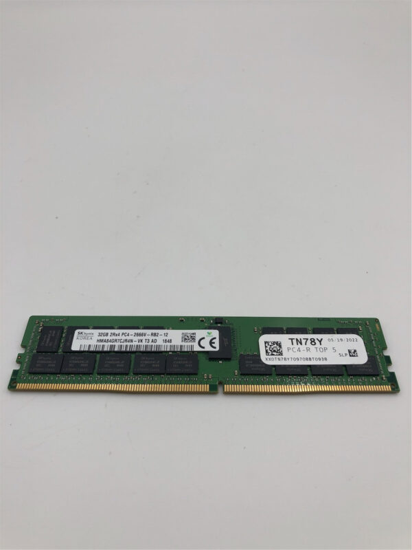 DELL 32GB (1*32GB) 2RX4 PC4-21300V-R DDR4-2666MHZ RDIMM TN78Y A9781929 - Image 5