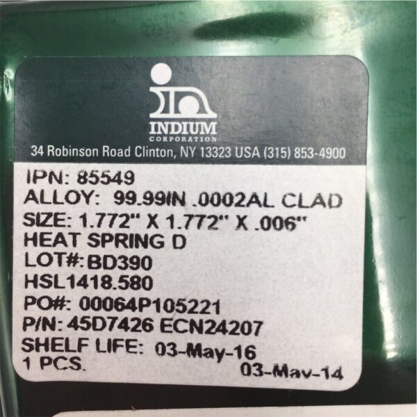 IBM ECN24207 CPU Pack Heat Spring D 45D7426 - Image 2