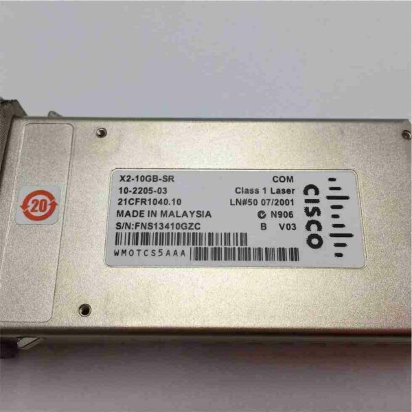 Cisco Ethernet Optical Transceiver Module X2-10GB-SR-5 - Image 5