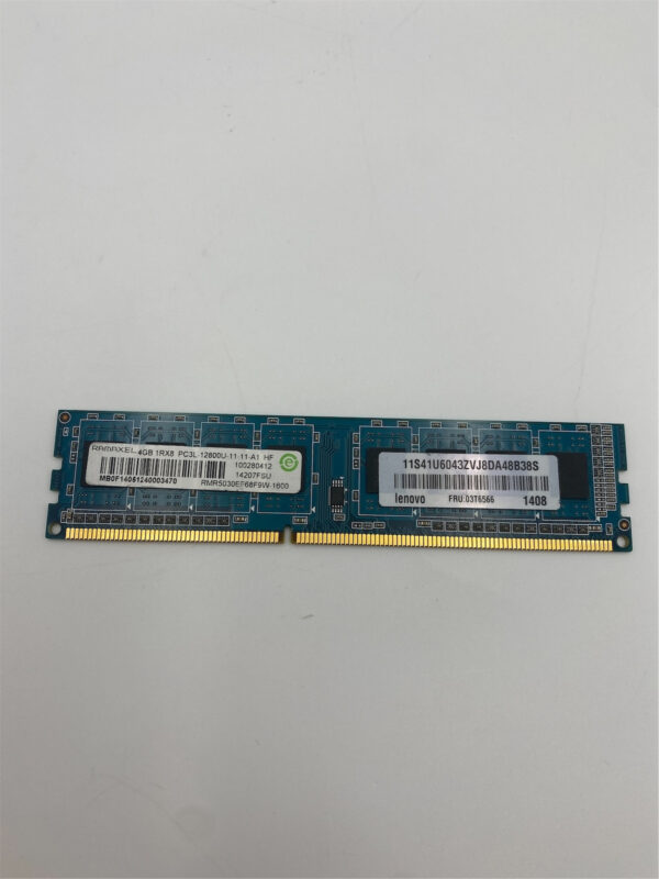 Lenovo 4GB DDR3 PC3-12800U 1600MHz 1.5V CL11 01AG848 03T7218 01AG801 03T6566