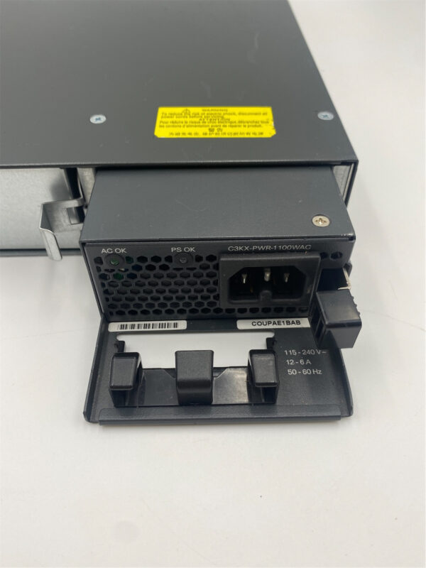 Cisco Catalyst 3750X 48 Port Full PoE LAN Base with Ears Fans & 1 x PS - Image 6