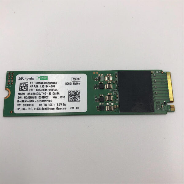 HP 256GB M.2 2280 M NVMe SSD L15194-001