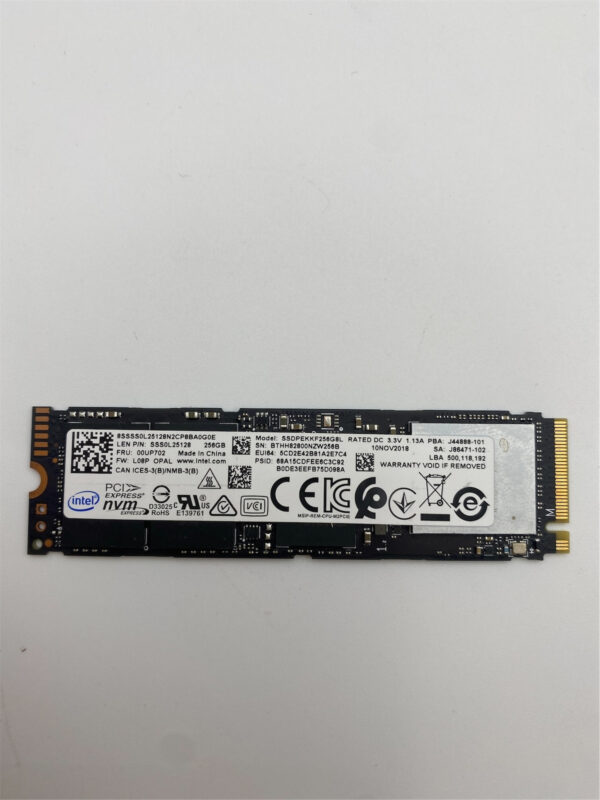Lenovo 256GB SSD Hard Drive (m.2 PCIE 3X4) 00UP436 00UP726 00UP738 00UP702