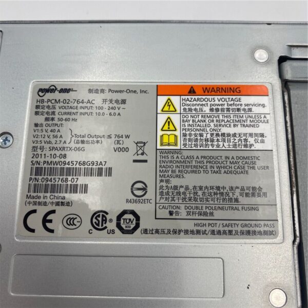 IBM V7000 Power Supply 764W with Battery "date code 2011" 85Y6070 - Image 5