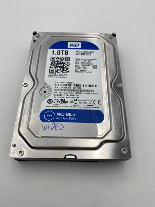 WD 1TB 5.4K 6G 3.5INCH SATA HDD WD10EZRZ - Image 3