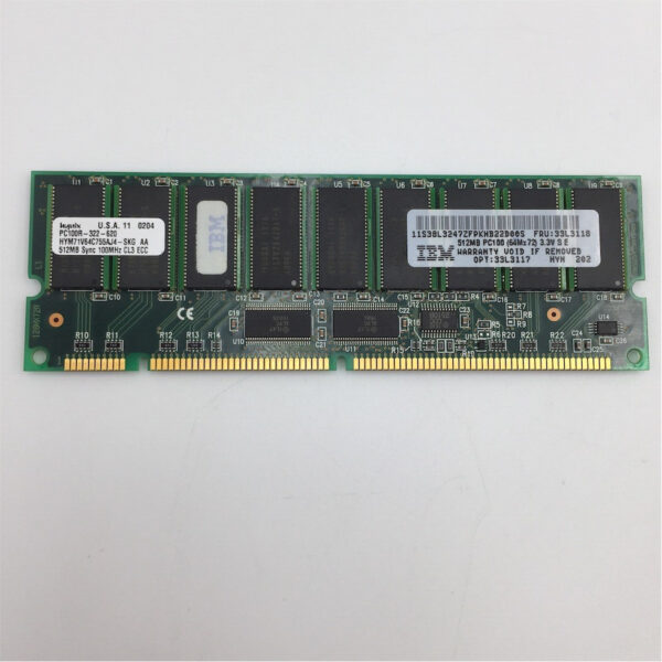 IBM 512MB 1X512MB PC100 ECC DIMM 33L3118