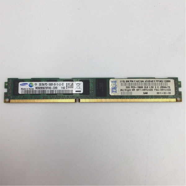 IBM 2GB (1x2GB) PC3-10600 DDR3 VLP RDIMM 49Y1438 - Image 7