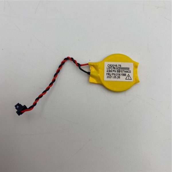 Lenovo FRU RTC Battery CR2016 (DBV) Date Code: 2021-01-15 01AY996 - Image 4
