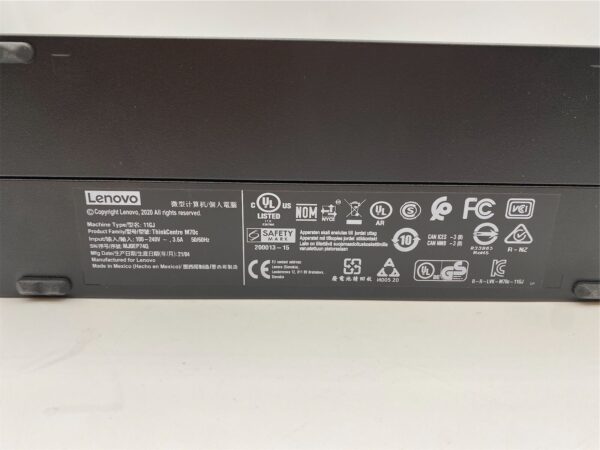 Lenovo ThinkCentre M70c SFF Intel i5 10400 256GB SDD 8GB VGA Ethernet DVD - Image 3