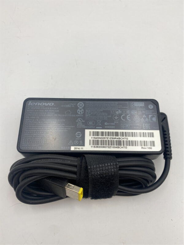 LENOVO AC ADAPTER 65 WATT 20VDC 3.25A SLIM TIP 3 PIN FOR T44 45N0495