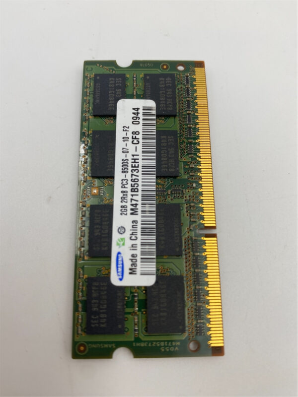 SAMSUNG 2GB (1x2GB) 2RX8 PC3-8500S DDR3-1066MHZ SODIMM M471B5673EH1-CF8 - Image 3