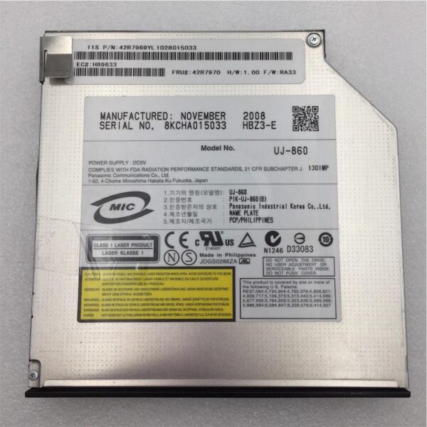 IBM 4.7GB IDE Slimline DVD-RAM Drive 42R7970 - Image 2