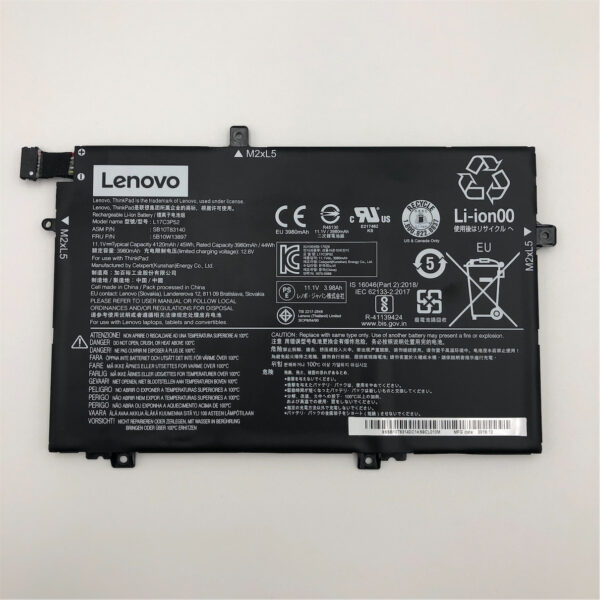 Lenovo Internal, 3c, 45Wh, Li-Ion Battery Date Code: 2021/05 5B10W13894