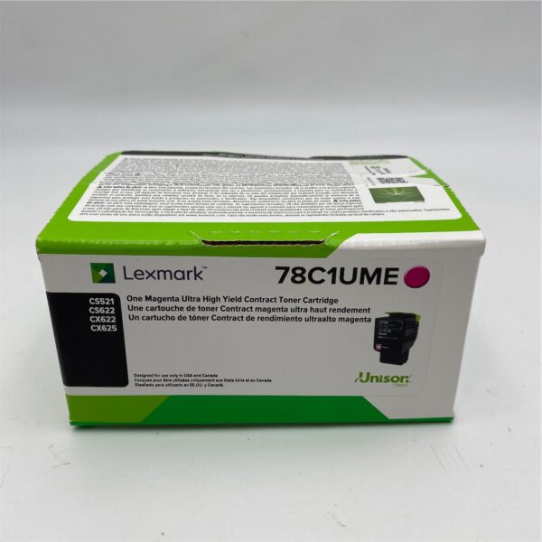 Lexmark 78C1UME Magenta Ultra High Yield Toner Cartridge 78C1UME-HY