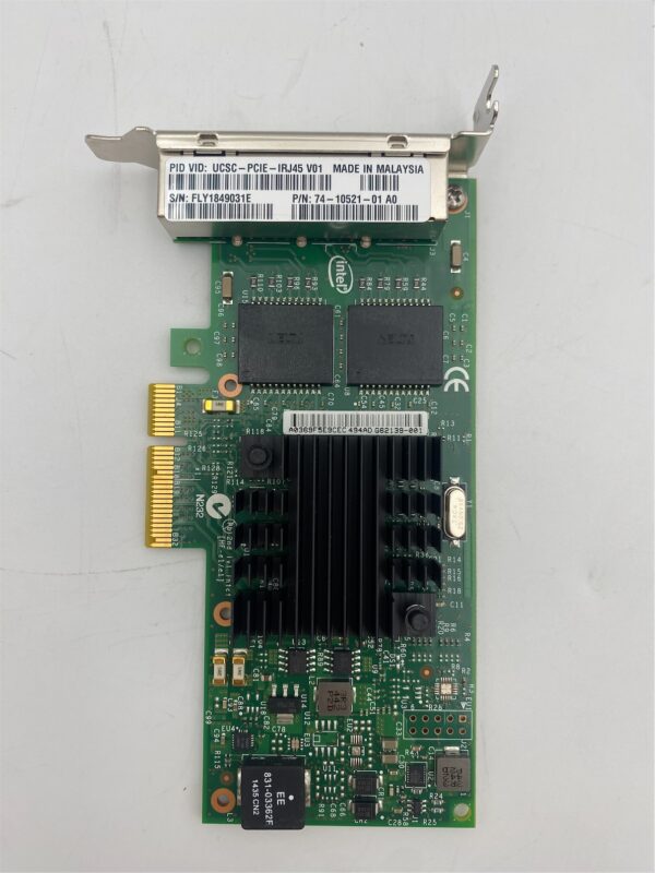 CISCO PCI-E 4-PORT GBE NIC (INTEL I350) UCSC-PCIE-IRJ45 - Imagen 3