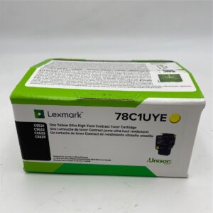Lexmark 78C1UYE Yellow Ultra High Yield Toner Cartridge 78C1UYE-HY