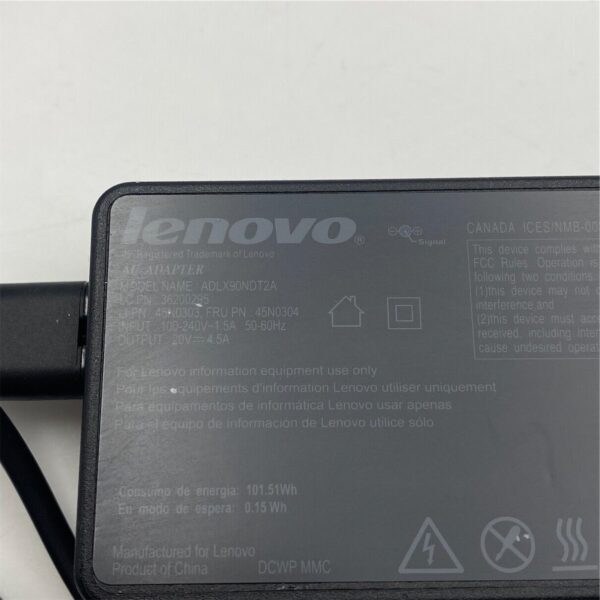 LENOVO 90W AC ADAPTER 92P1114 45N0308 42T5295 45N0484 45N0202 45N0304 - Imagen 4