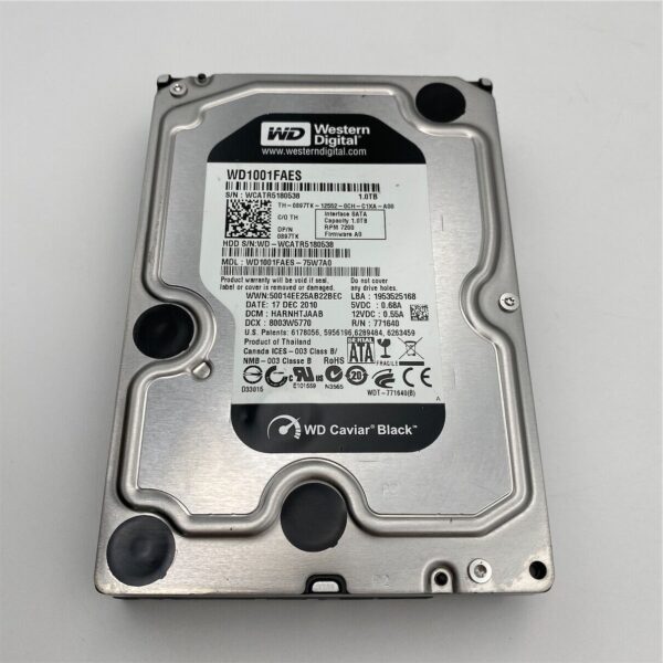 Dell 1TB SATA 7.2K 6GBPS 3.5" Hard Drive 0897TK