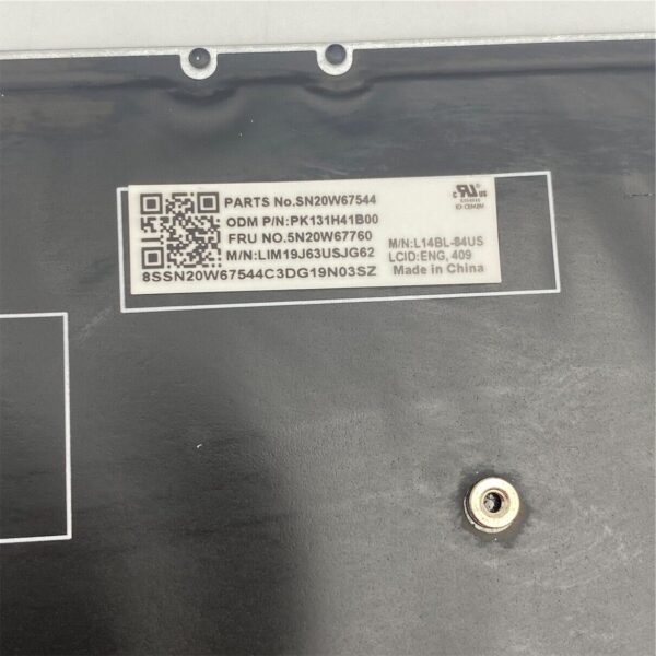 Lenovo Keyboard Internal, BL,US English 5N20W67796 5N20W67832 5N20W67760 - Imagen 4