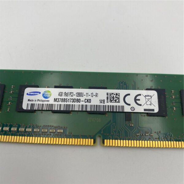 SAMSUNG 4GB PC3-12800U DDR3-1600 1RX8 N-ECC M378B5173DB0-CK0 - Image 3