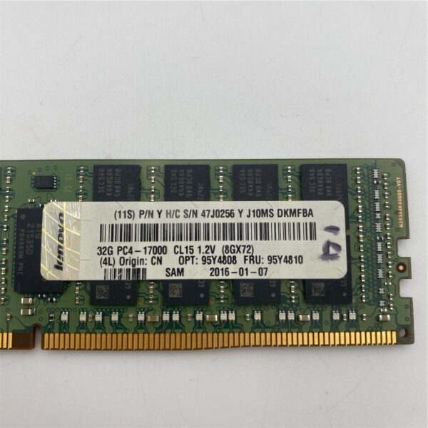 LENOVO 32GB PC4-17000P DDR4-2133 2RX4 ECC 95Y4808 47J0256 95Y4810 - Image 4