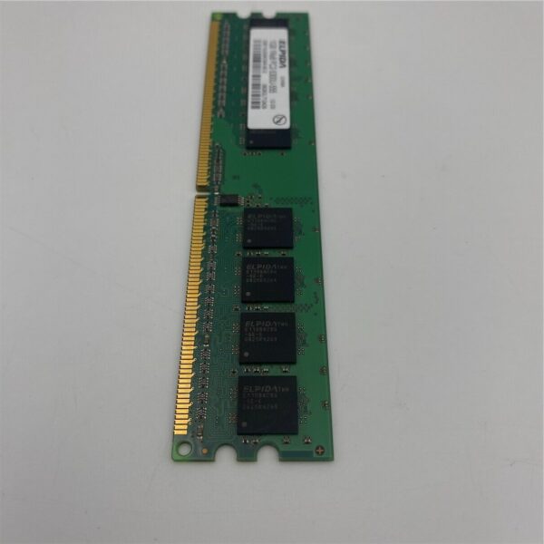 Elpida 1Gb PC2-3200R 400Mhz ECC REG SR x4 CL3 240 EBE10UE8ACWA-6E-E - Image 2
