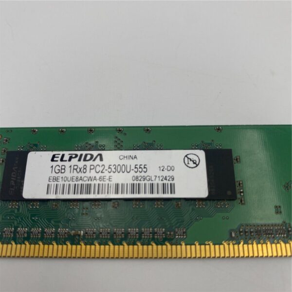Elpida 1Gb PC2-3200R 400Mhz ECC REG SR x4 CL3 240 EBE10UE8ACWA-6E-E - Image 4