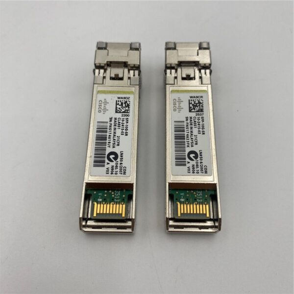 CISCO 10GBASE-SR SFP "Lot of 2" SFP-10G-SR - Imagen 4