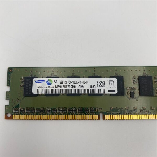 SAMSUNG 2GB PC3-10600E DDR3-1333 1RX8 ECC 0H92NK H92NK 0PT4JW M391B5773CH0-CH9 - Image 4