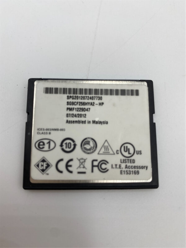 Smart 256MB Compact flash card PC5184-6379 SG9CF256HYA2-HP