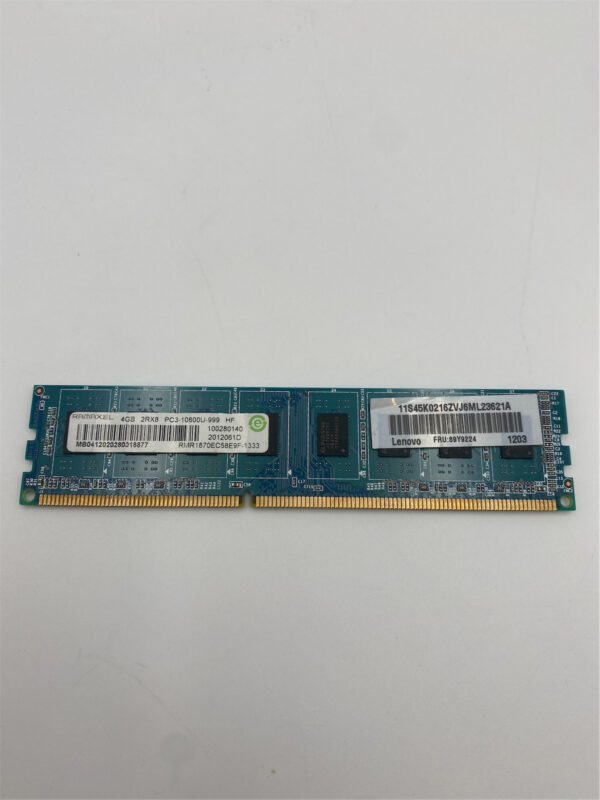 LENOVO 4GB PC3-10600U 2RX8 DDR3 M378B5273DH0-CH9 497158-D88 89Y9224