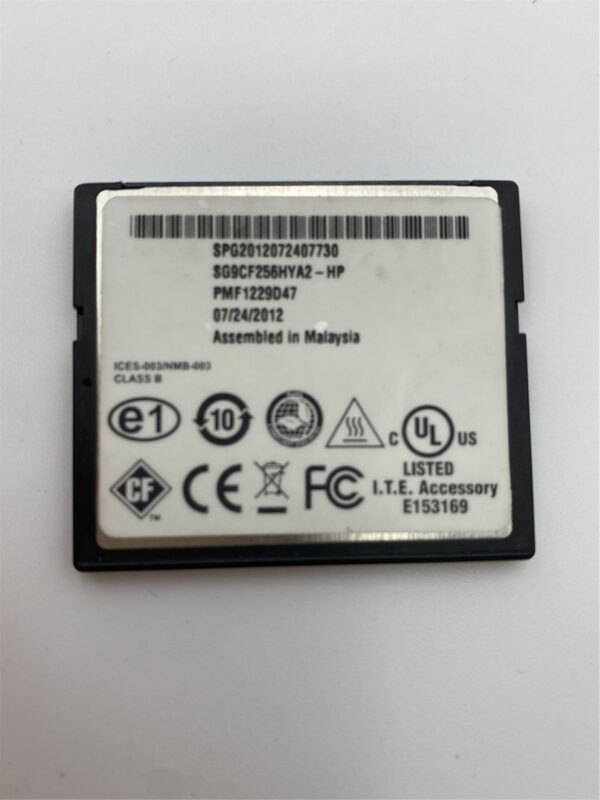 Smart 256MB Compact flash card PC5184-6379 SG9CF256HYA2-HP - Image 2
