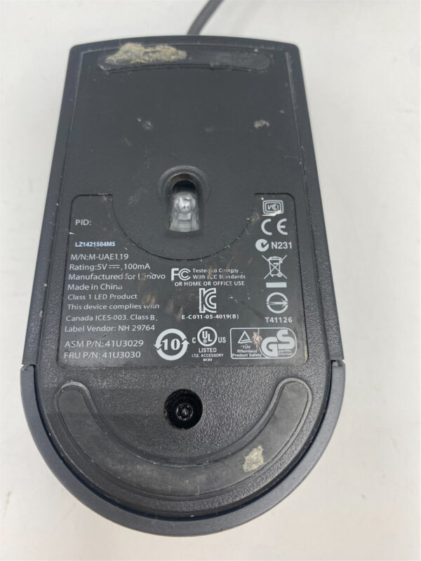 Lenovo USB Mouse 41U3012 41U3013 41U3030 - Image 4