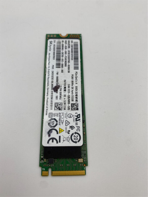 Dell 512GB PCI Express 3.0 x4 NVMe M.2 SSD 0XMW6J HFS512GD9TNG-62A0A XMW6J - Image 2