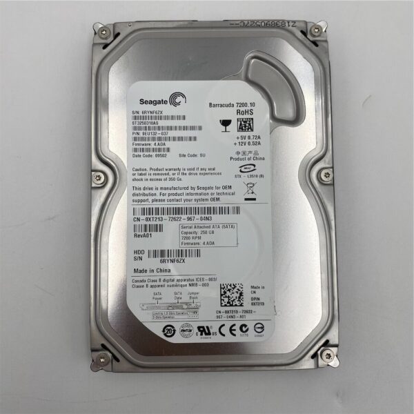 DELL 250GB SATA 7200 3.5 0XT213 9EU132-037 - Image 3