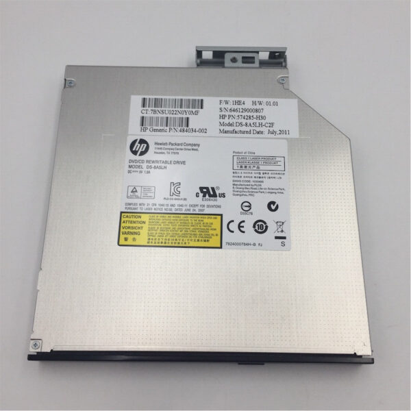 HP SLIM 12.7MM SATA DVD-RW OPTICAL DRIVE 484034-002