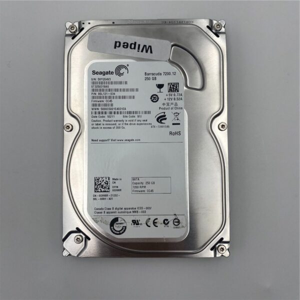 Dell 250GB 7200rpm 8mb SATA 3.5 9SL131-033 0G998R